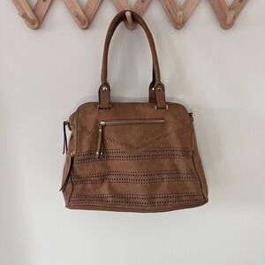 Gramercy and Grand Vegan Double Strap Shoulder Purse 14" x 10"